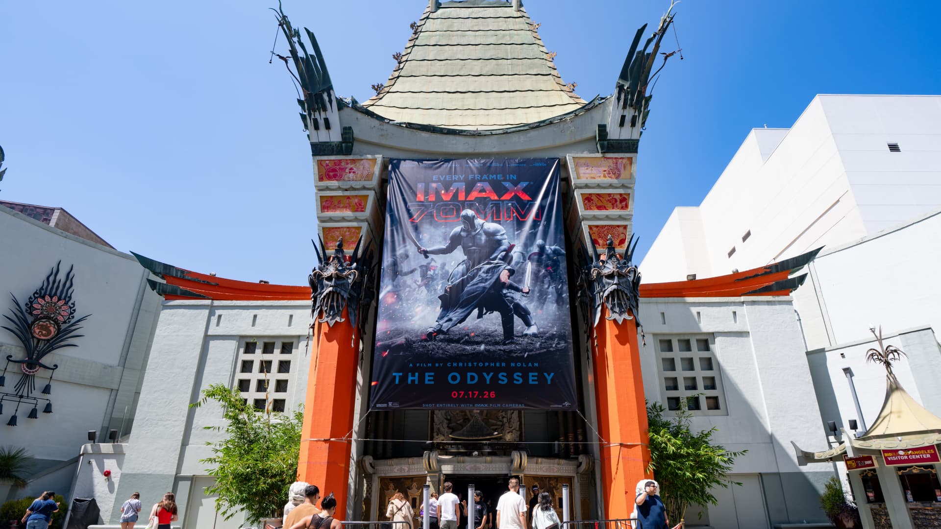 The Odyssey Imax 70 mm screenings drive scarce premium ticket demand